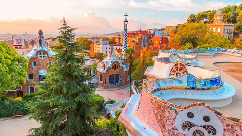 Yoga au Parc Güell et harmonie avec la ville